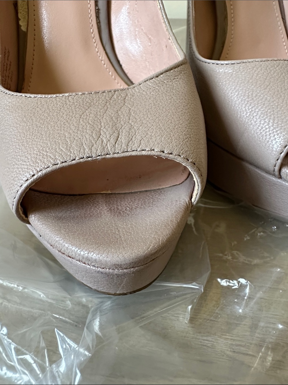Enzo Angiolini Blush Peep-Toe Platform Pumps - Picture 8 of 10